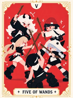 Five of Wands